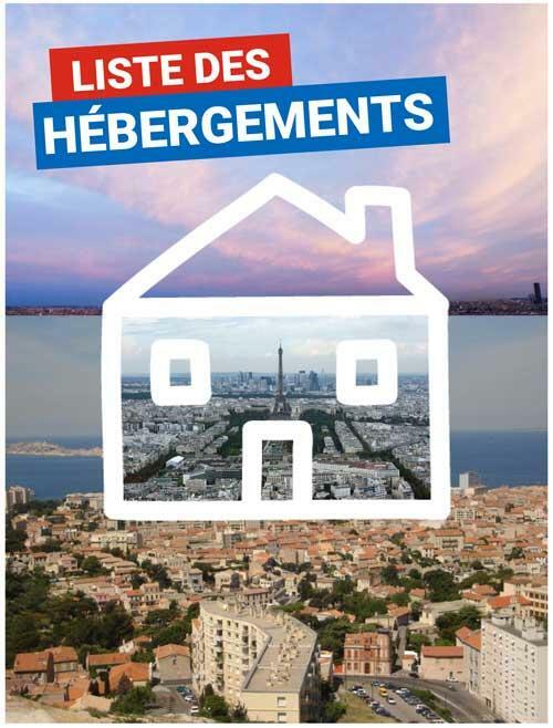 Liste des hébergements